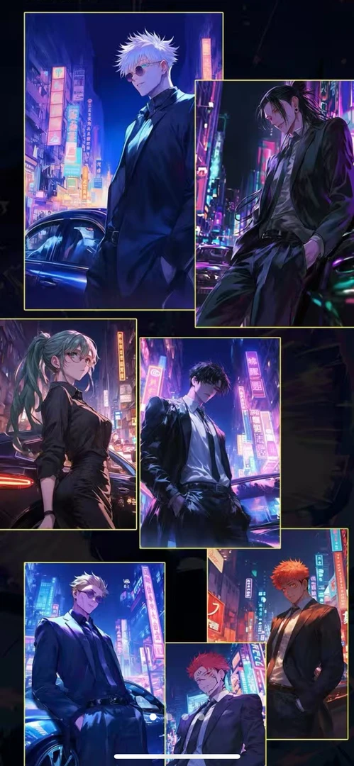 雲玺文创-「咒术回战」亚克力收藏色纸