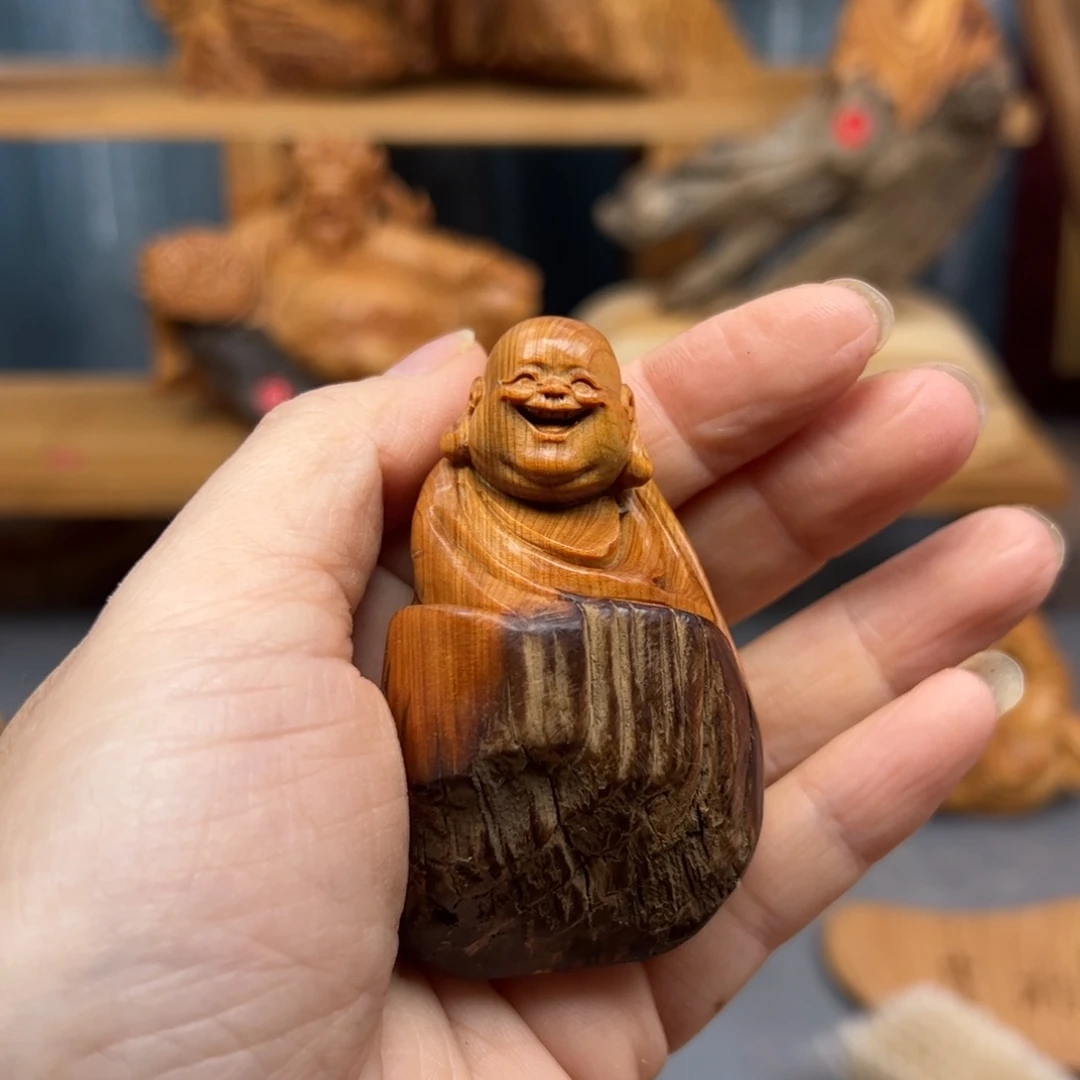 柏木崖柏木摆件手把件，28