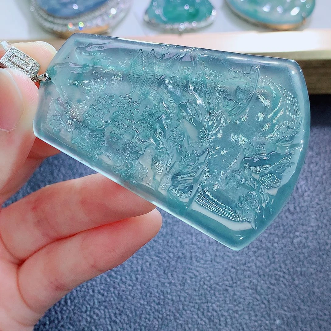 颈饰未镶嵌翡翠翡翠