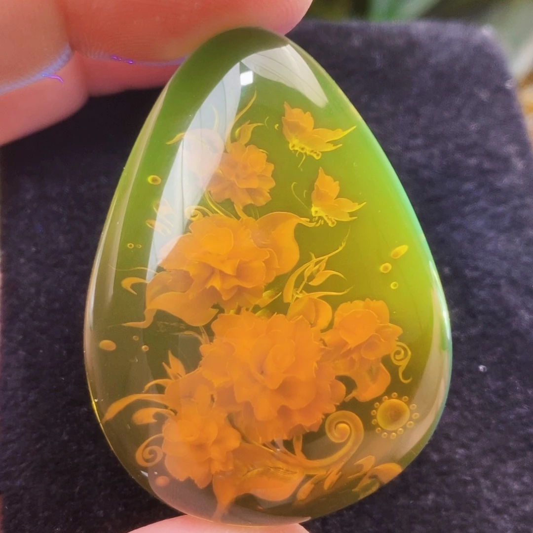 【闪购商品】蓝珀吊坠(不含链)未镶嵌