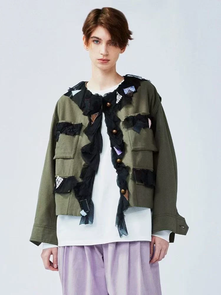 UOOYAA/乌丫2025春季新款「更自由」浪漫工装夹克4599