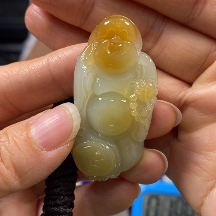 和田玉未镶嵌挂件@***峰