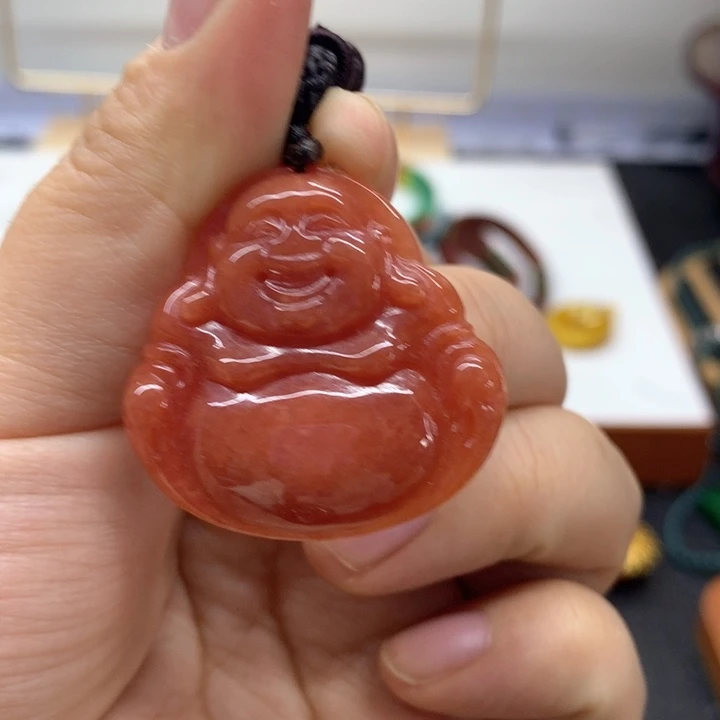 颈饰未镶嵌翡翠吊坠