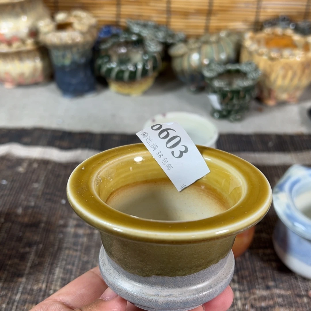 红陶景德镇手工花盆口6