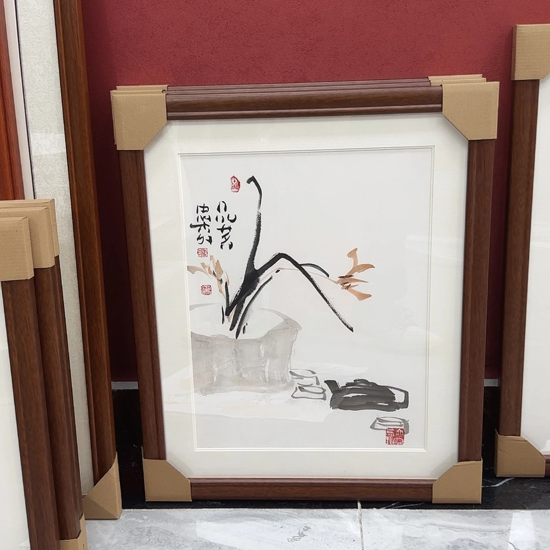 国画国画作品欣赏连框一起