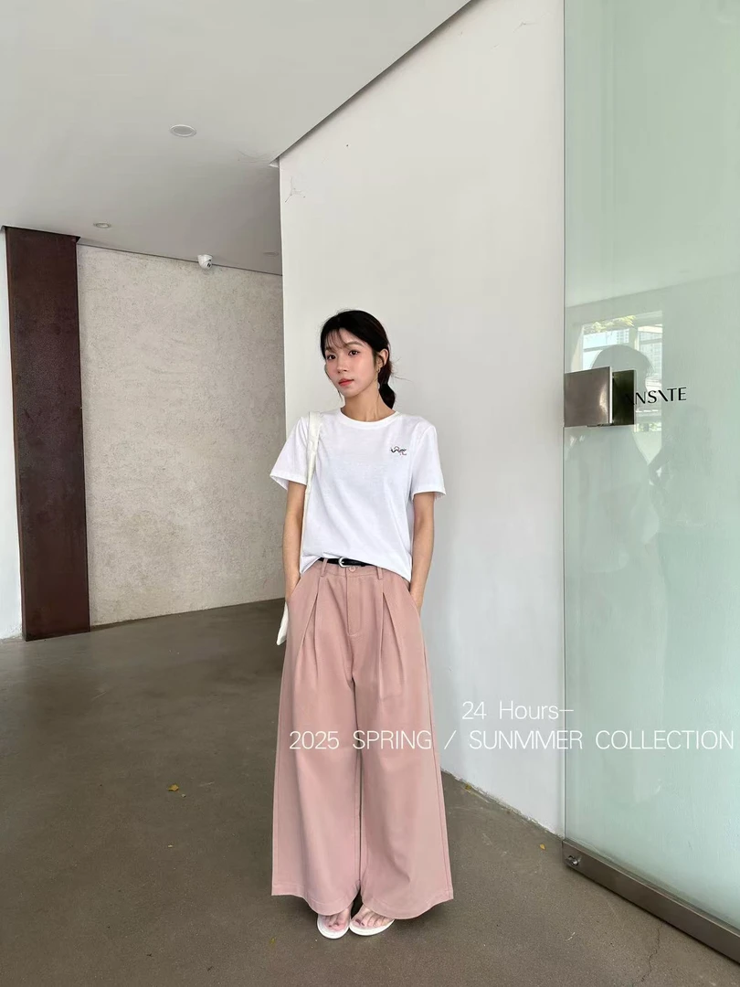 24hours小蛇刺绣百搭休闲短袖 25052（福福）