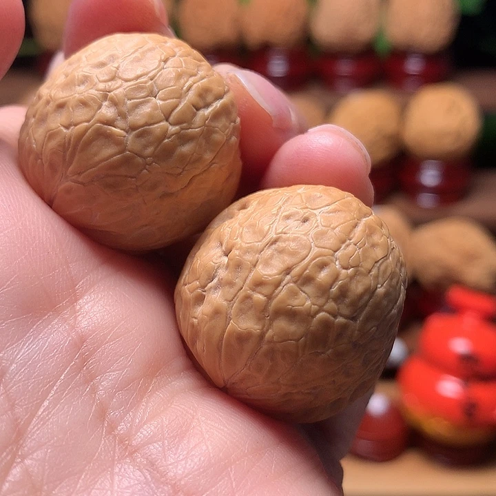 桃核吊坠蛇皮球30尺寸手捻