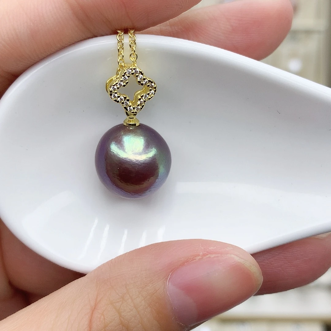 淡水珍珠吊坠(赠链)合金