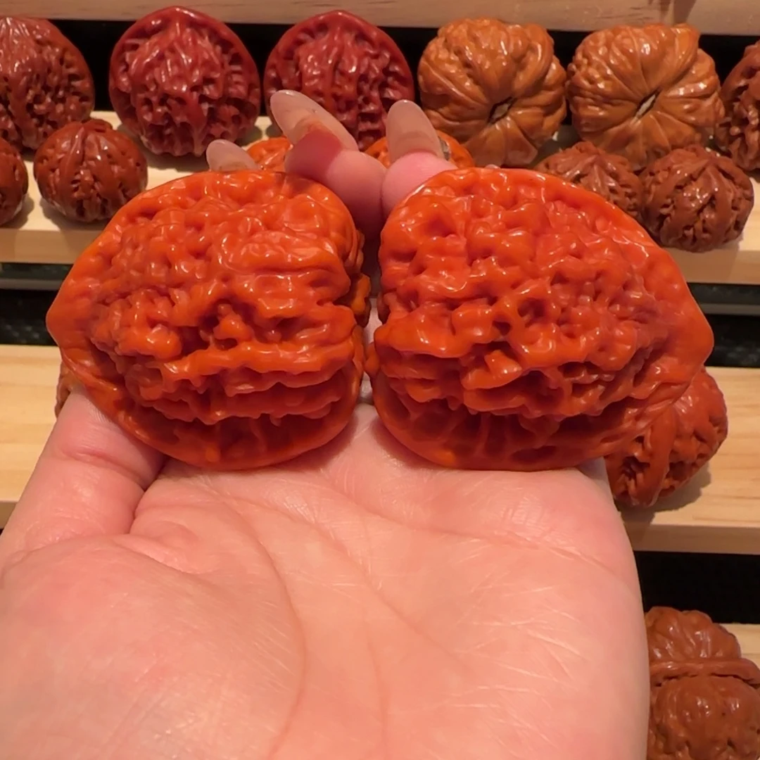 吊坠文玩核桃玉化官帽45精品2595