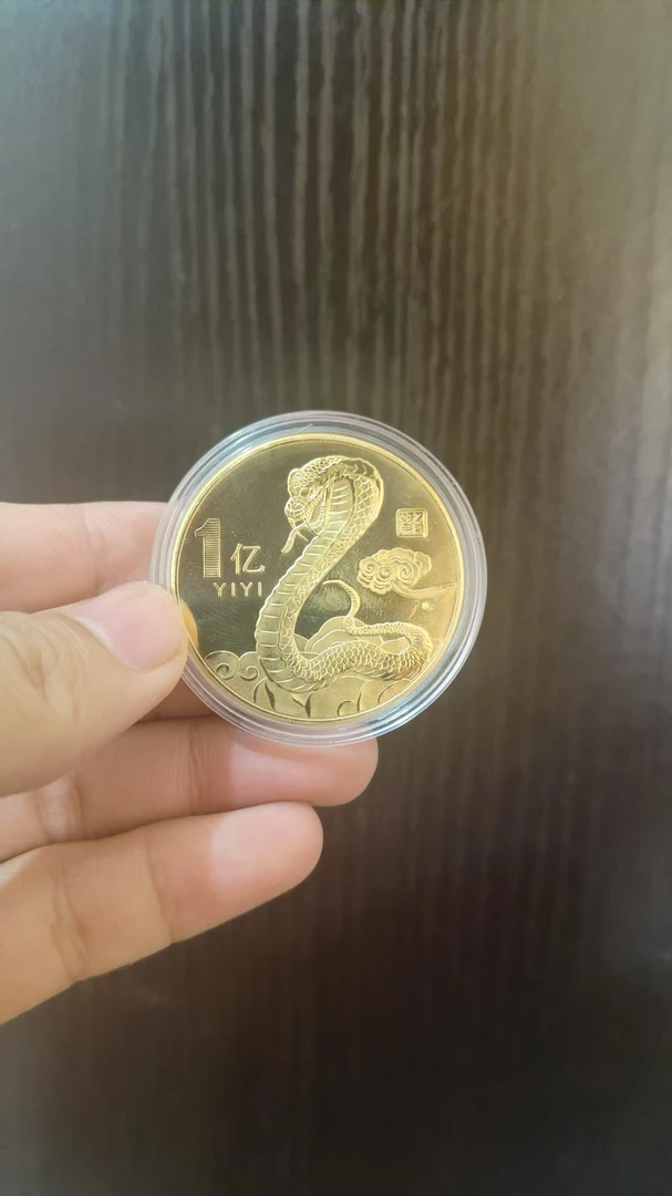 S21-中缅贸易蛇年纪念币