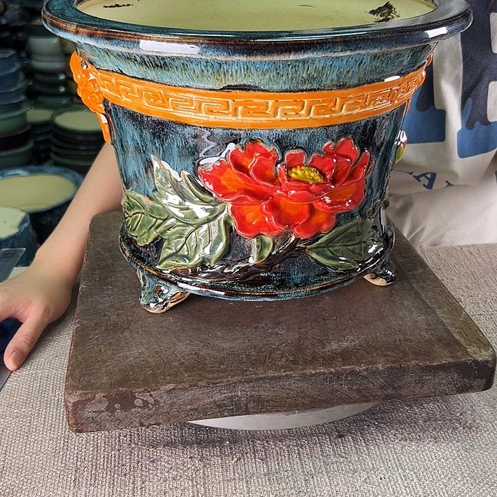 泳坤堂石湾盆陶瓷