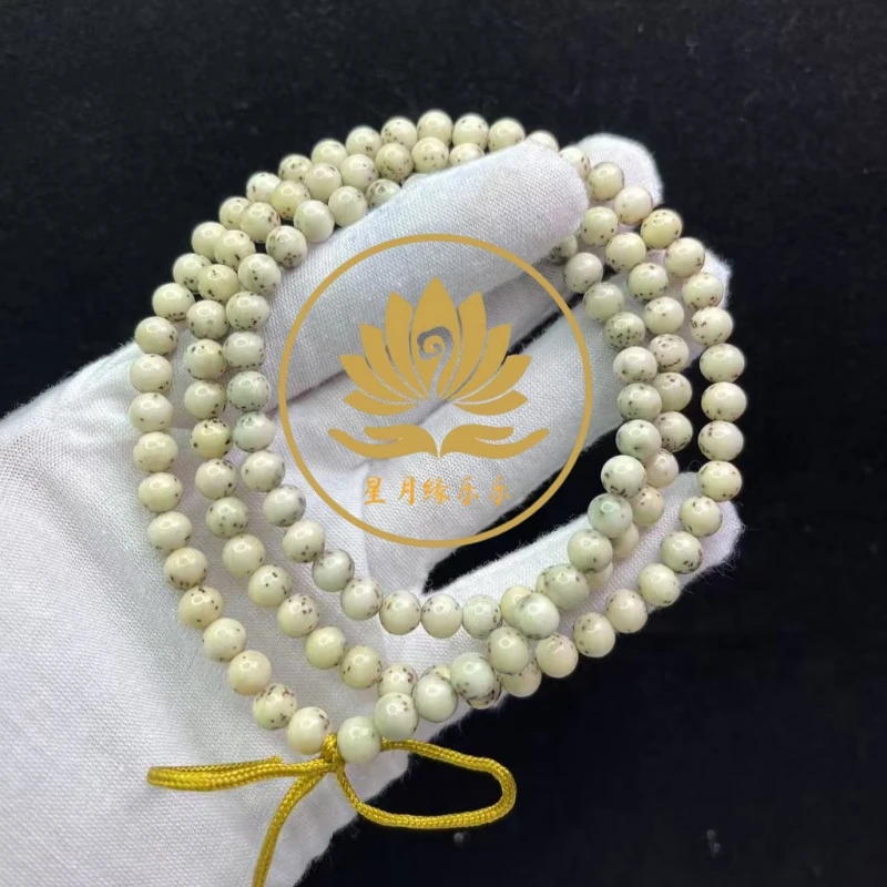 AS74原生态星月菩提长串大留白圆珠6*6mm文玩好物【多样性发货】