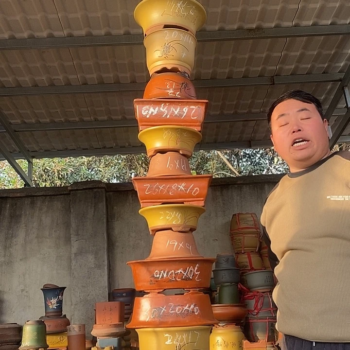 紫砂花盆紫砂花盆