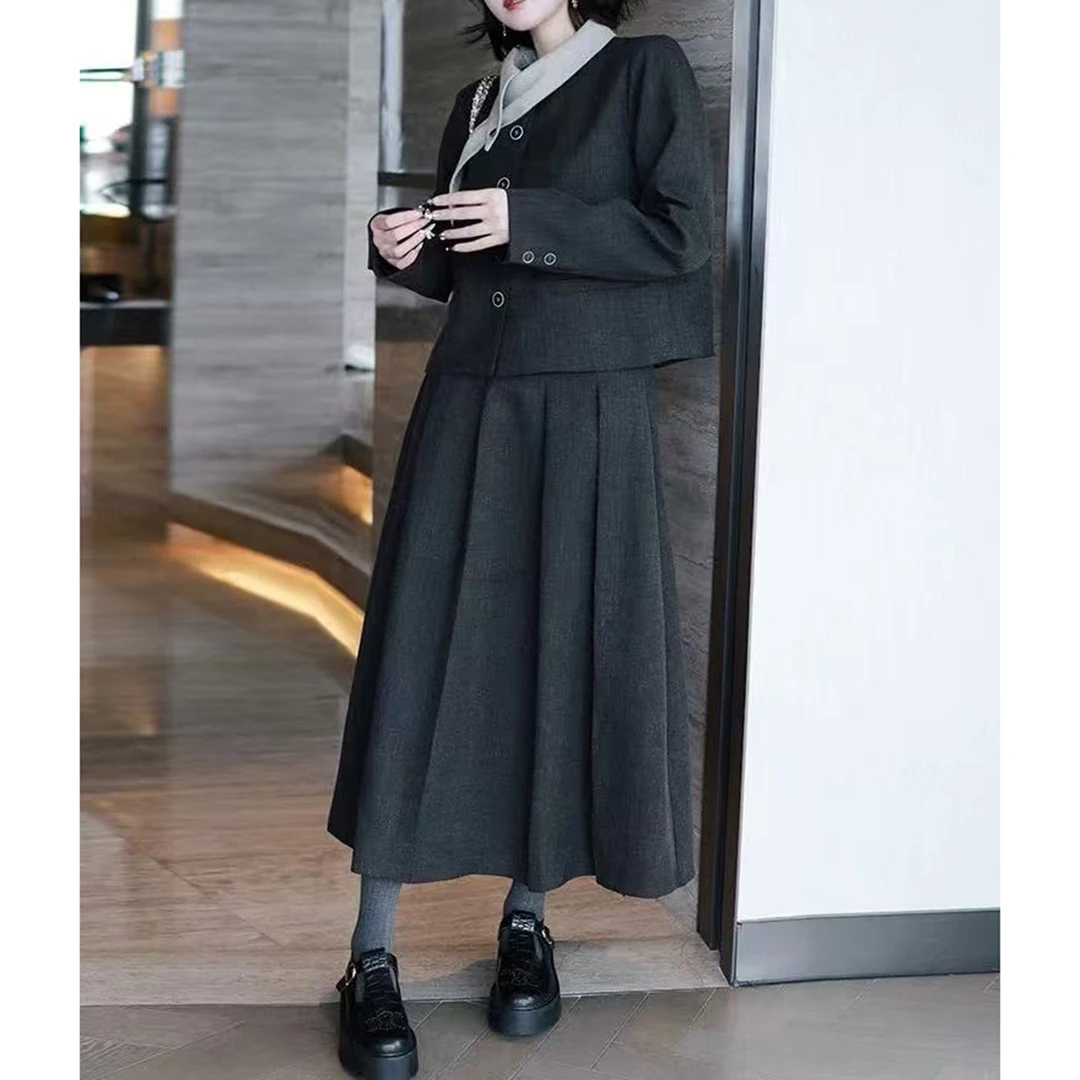 【特价-占单者限购】Q2567 通勤穿搭超显瘦气质款女士套装 2917