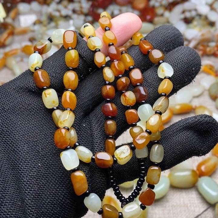 和田玉未镶嵌手链