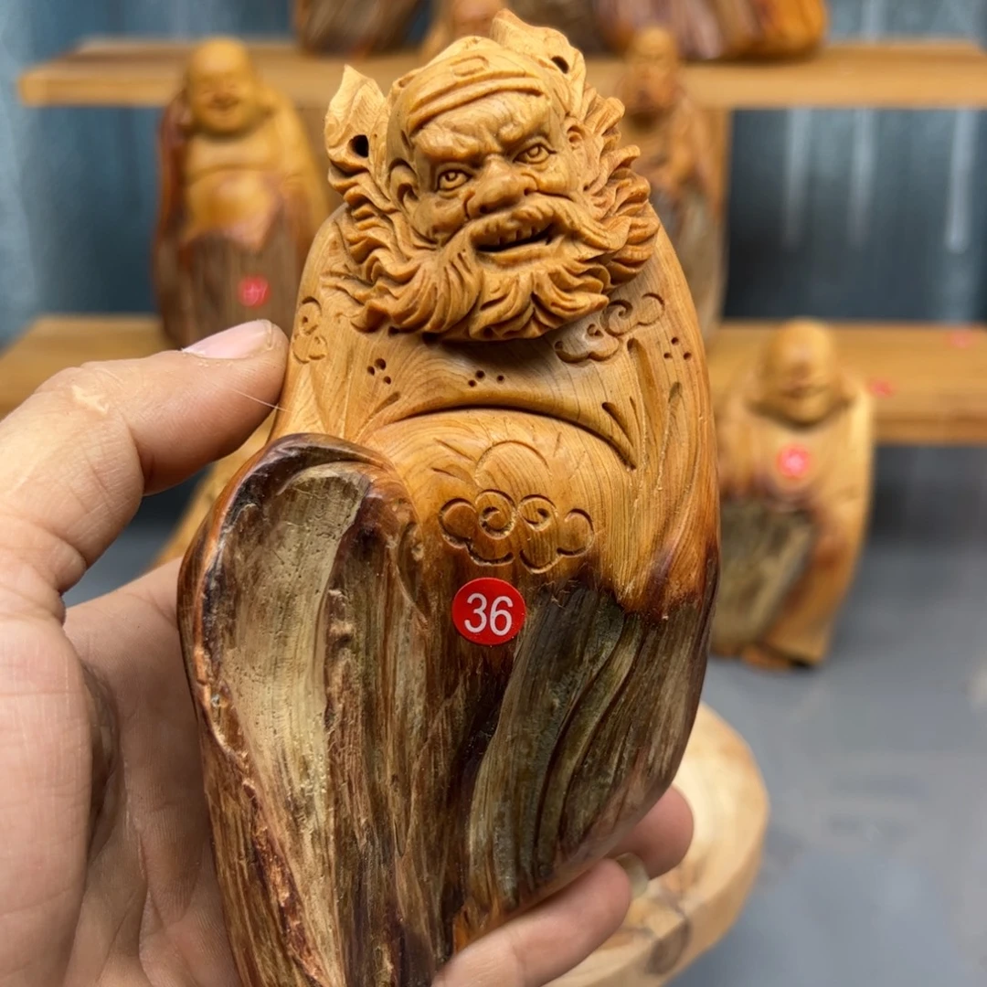 用***4木崖柏木摆件手把件