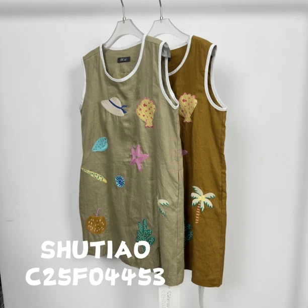 【SHUTIAO】2025夏季：新款小众设计款连衣裙C25F04453