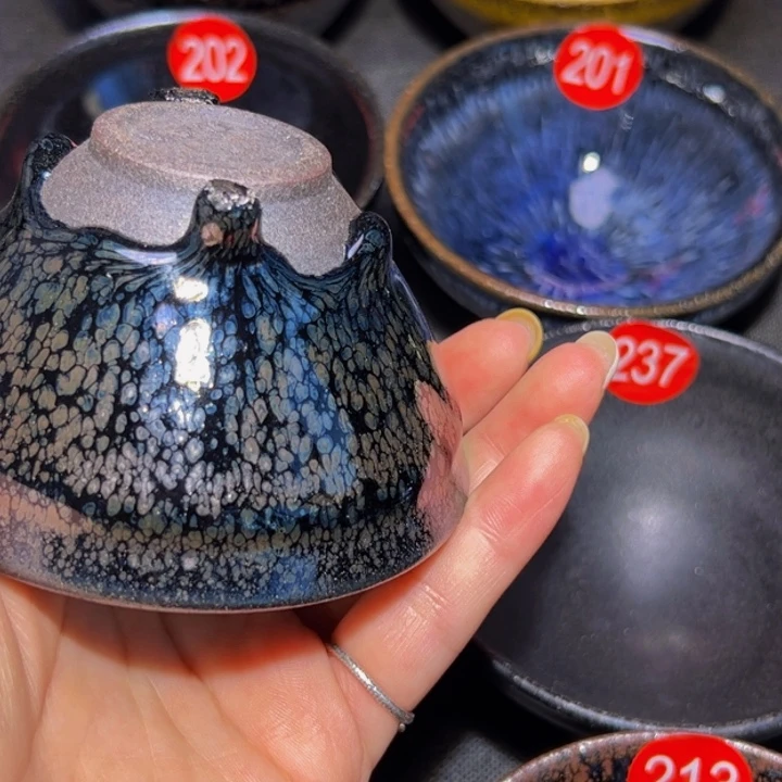 串***猴茶盏龙窑柴烧手工制作