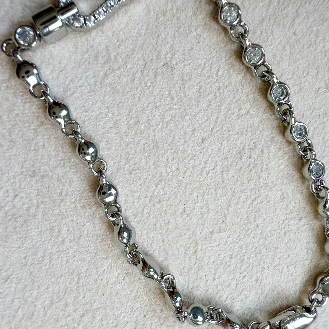 铜合金锆石手链 【AG•饰品】手链AG02300#2