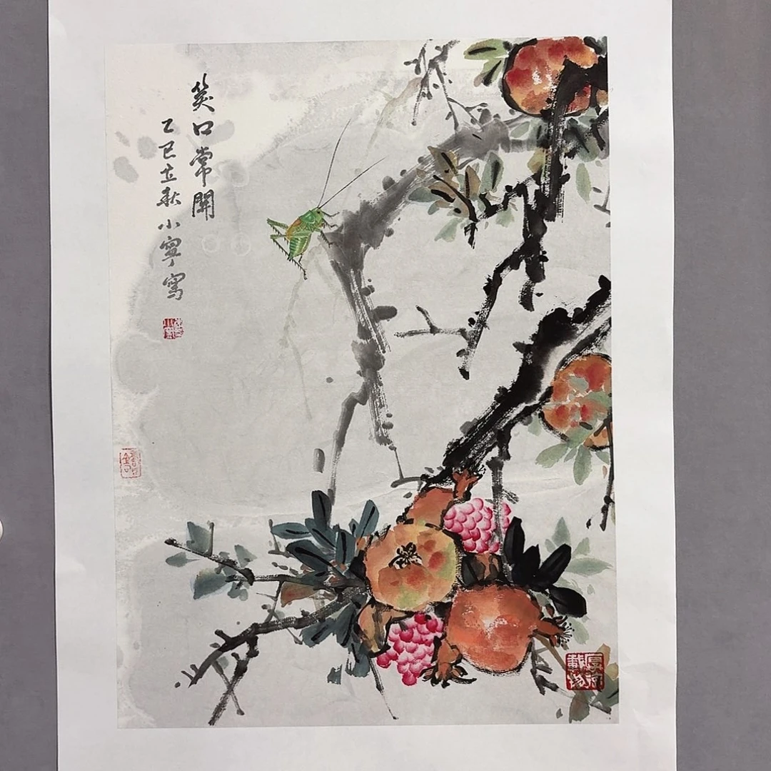 国画亲笔手绘放心去藏