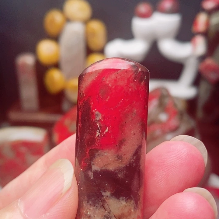 鸡血石鸡血石卬章