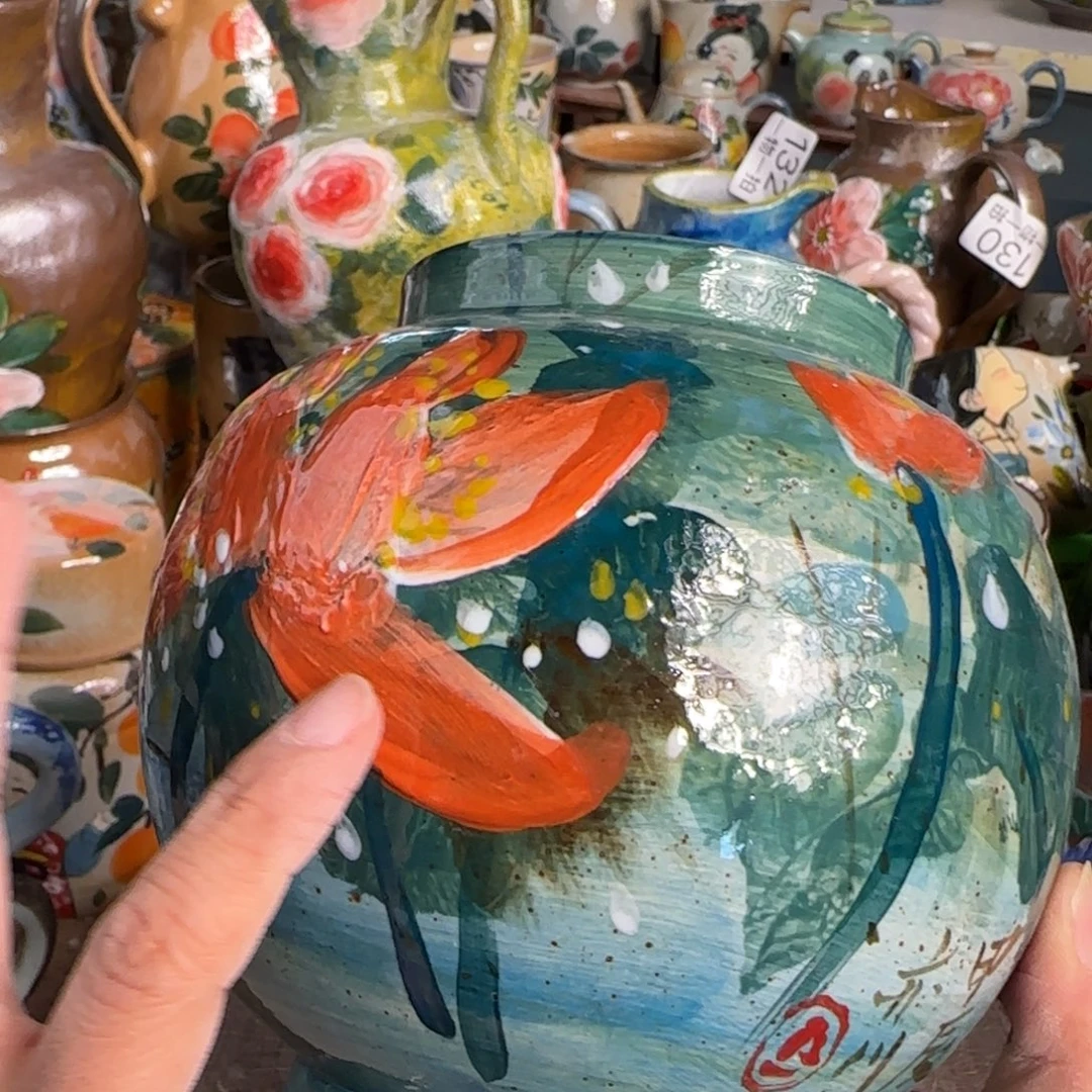 景德镇釉下彩陶瓷微瑕135