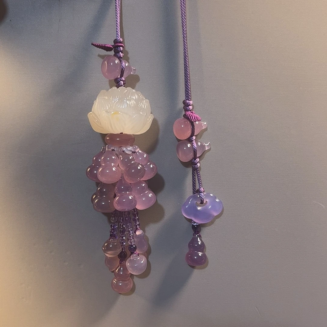 玛瑙/玉髓未镶嵌车挂汽车挂件