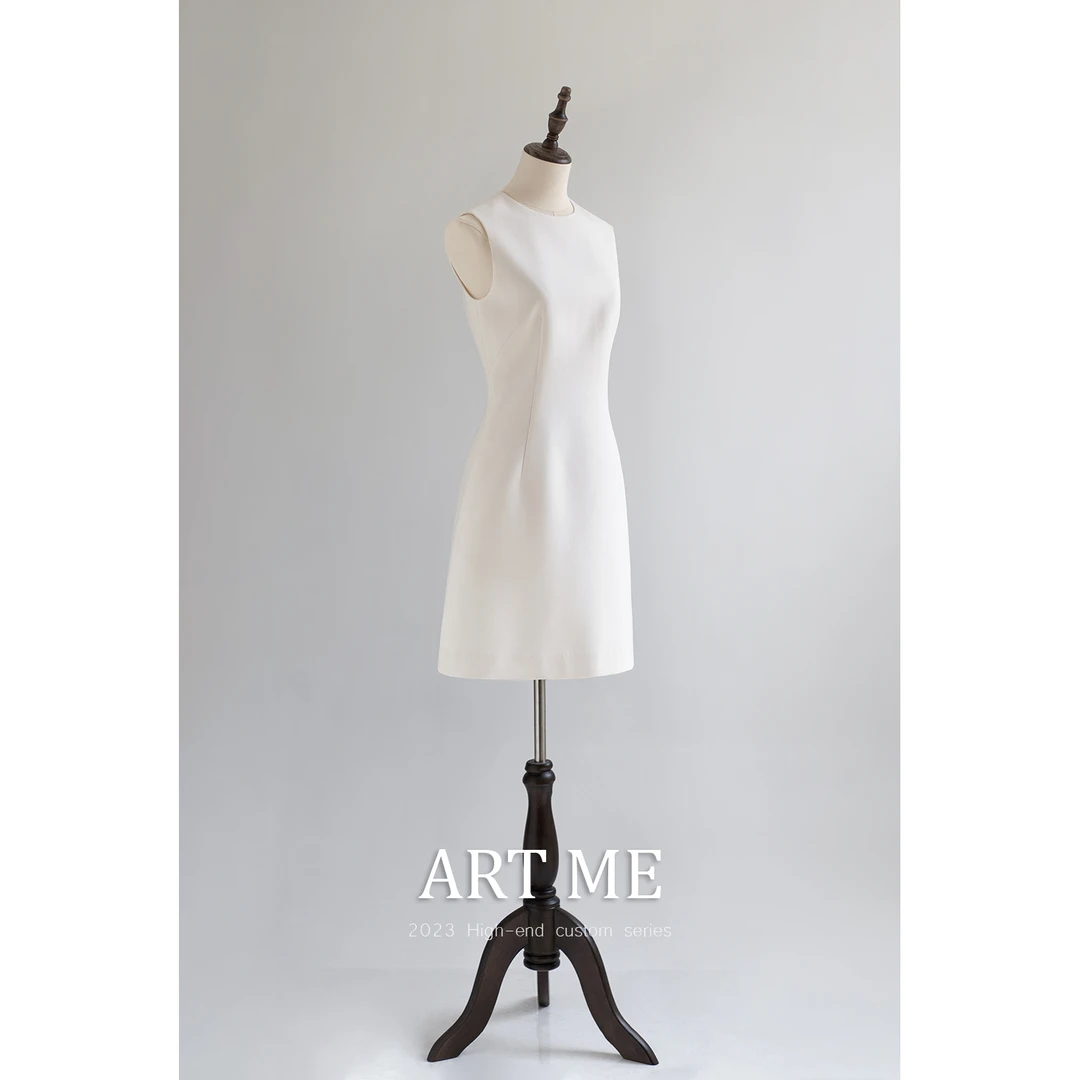 《卡停》【鎏金系列】 两色无袖背心裙sj079