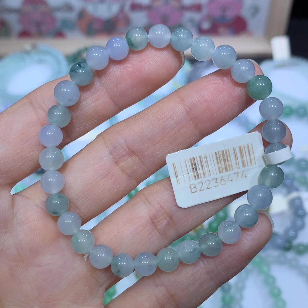 翡翠未镶嵌手链天然