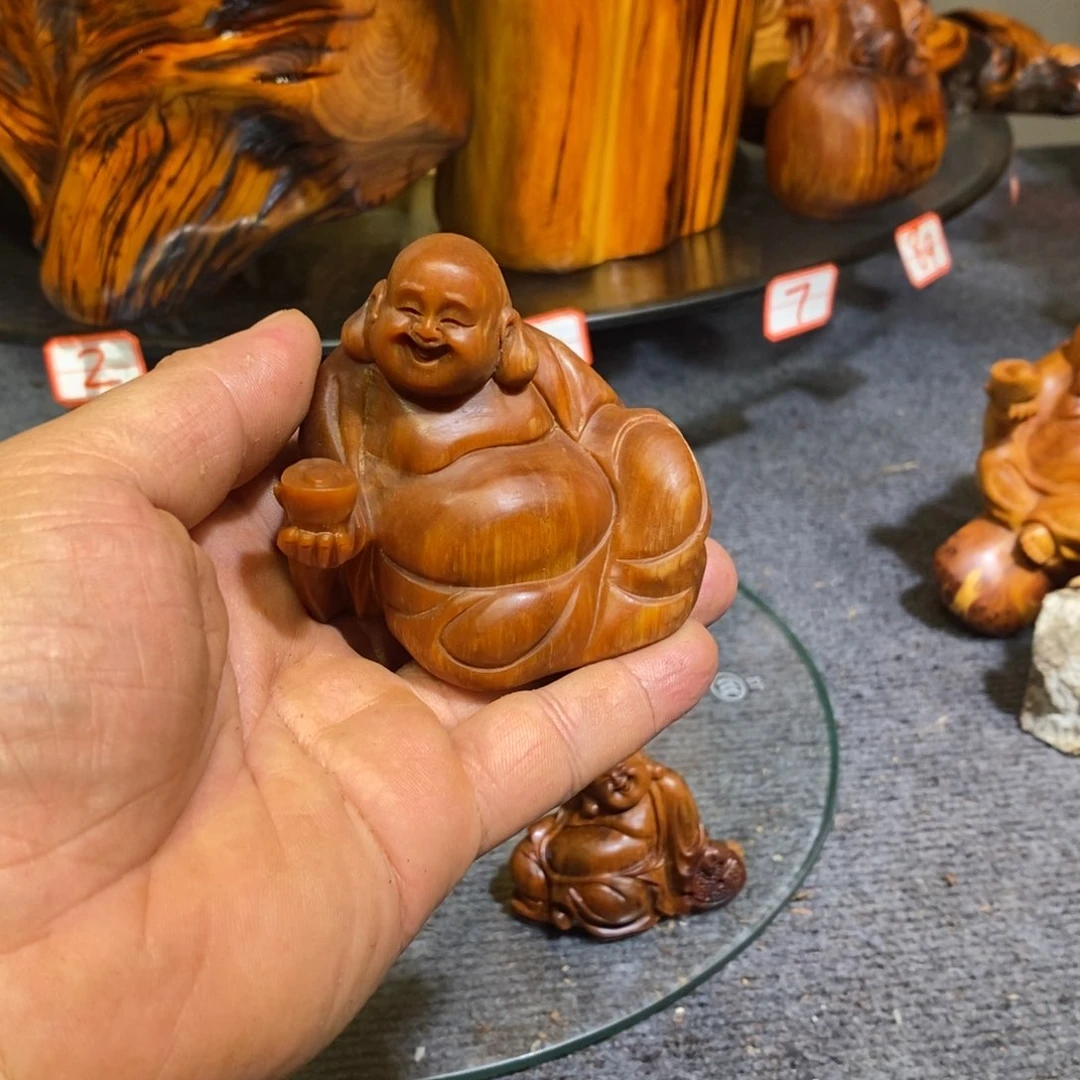 柏木（崖柏）乐*遥木雕工艺品摆件手把手串