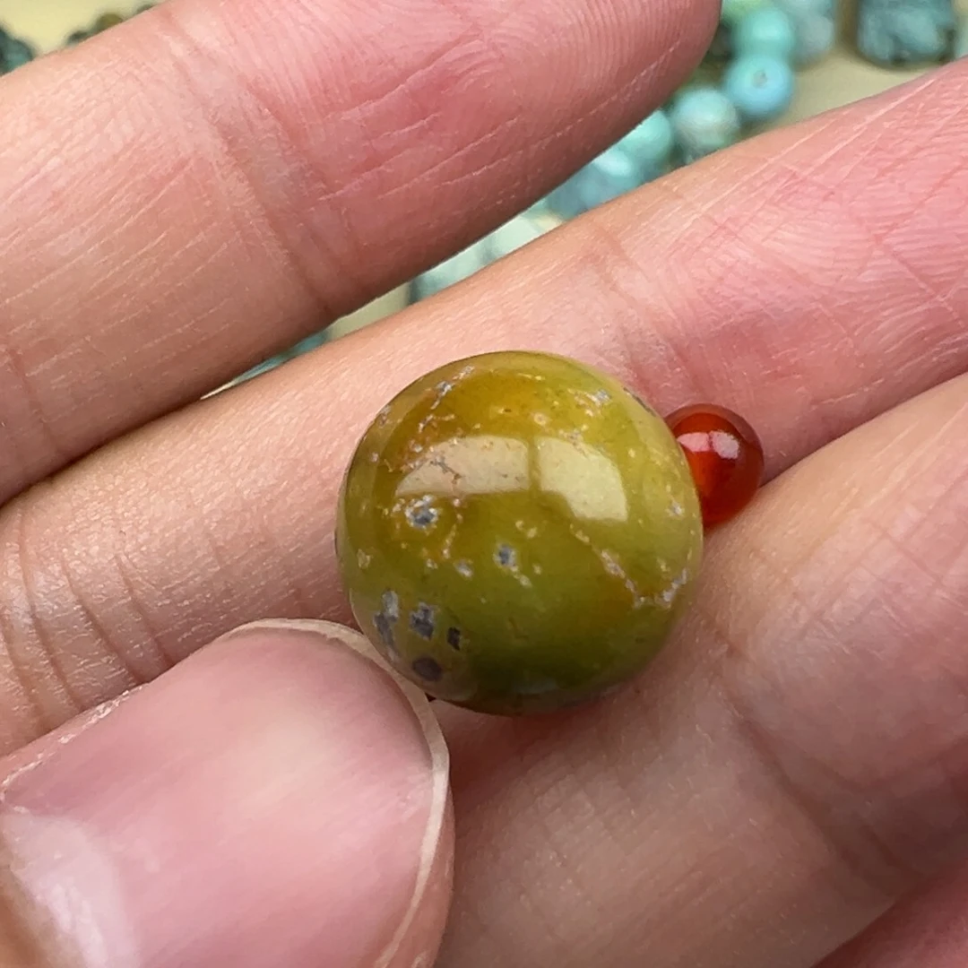南红玛瑙配饰未镶嵌卡12.5