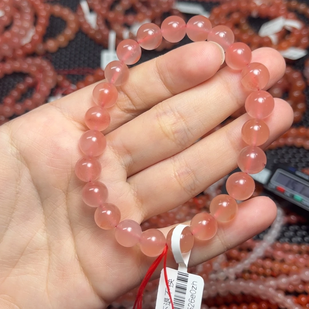 南红玛瑙未镶嵌手链