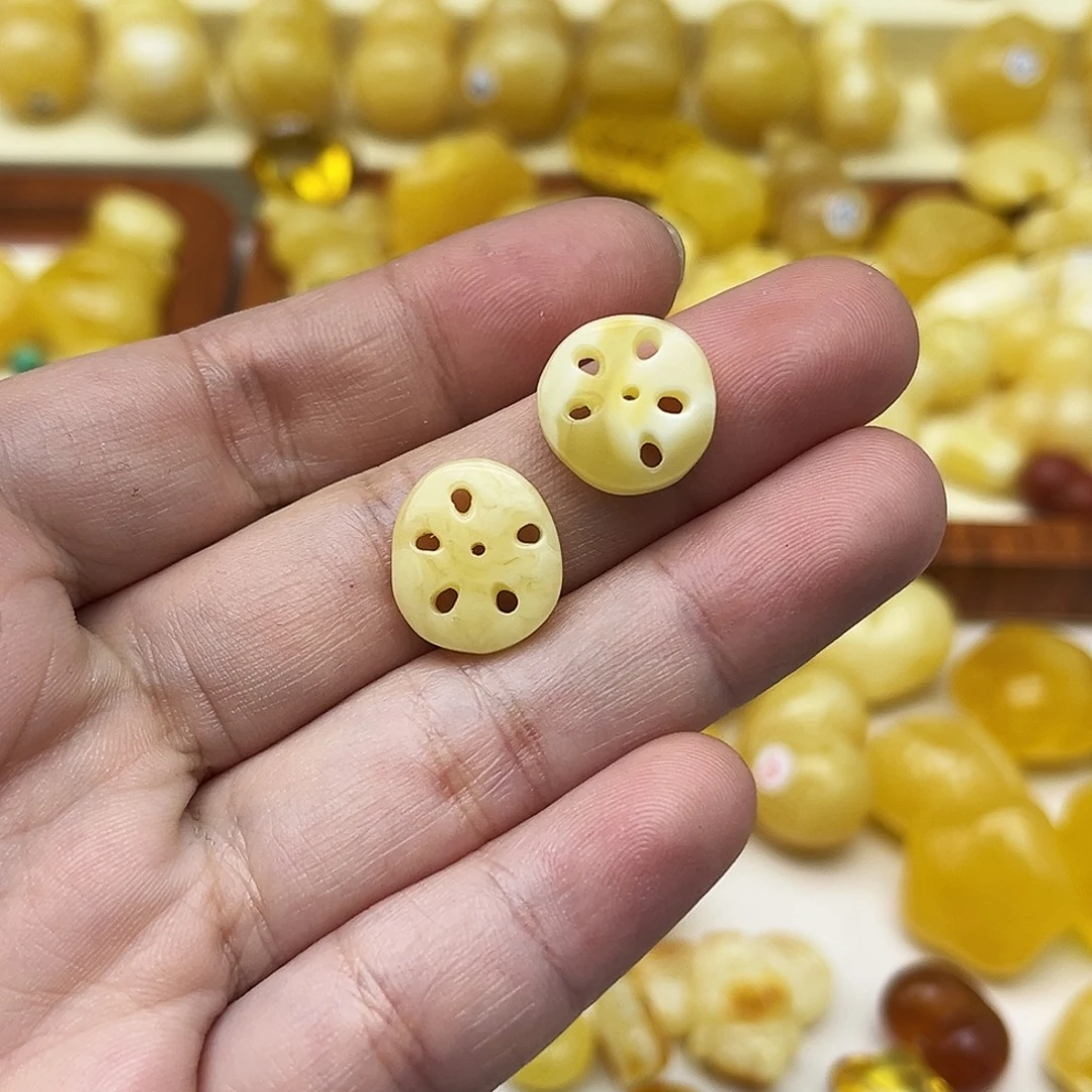 蜜蜡未镶嵌裸石天然