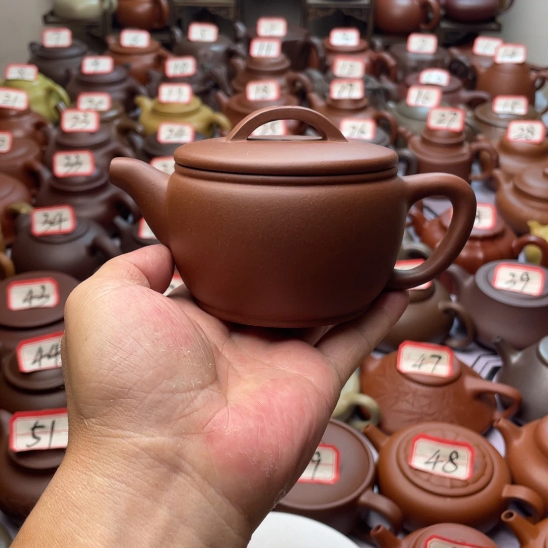 茶壶紫砂宜兴紫砂半手工