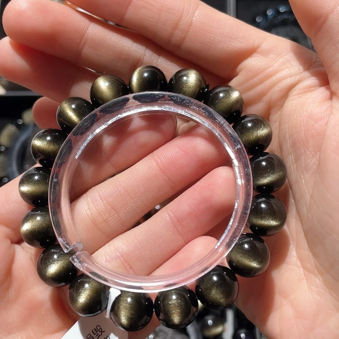 黑曜岩未镶嵌手链Y**i