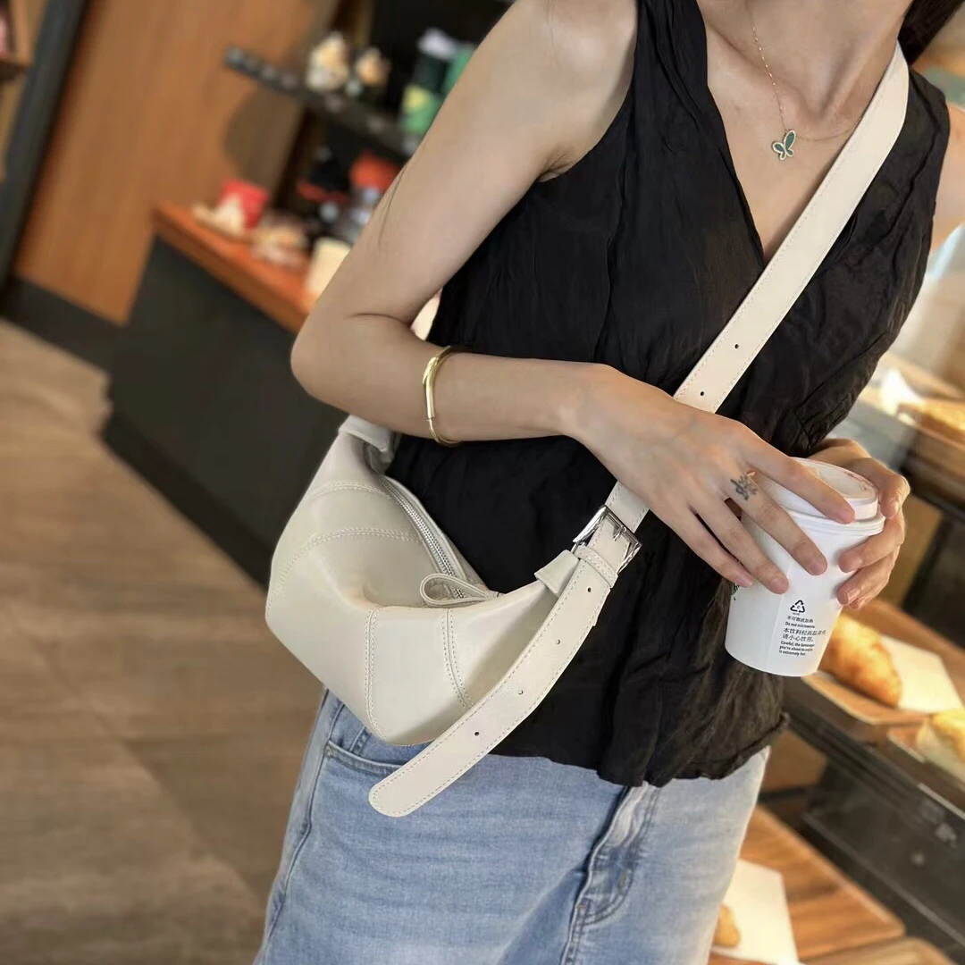 小河家真皮牛角包89017尺寸26-16