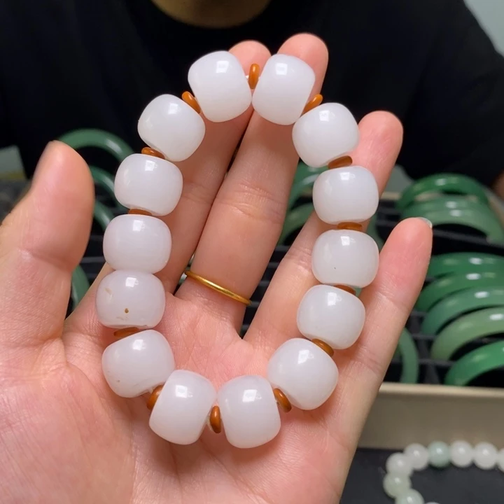 石英质玉手链未镶嵌大