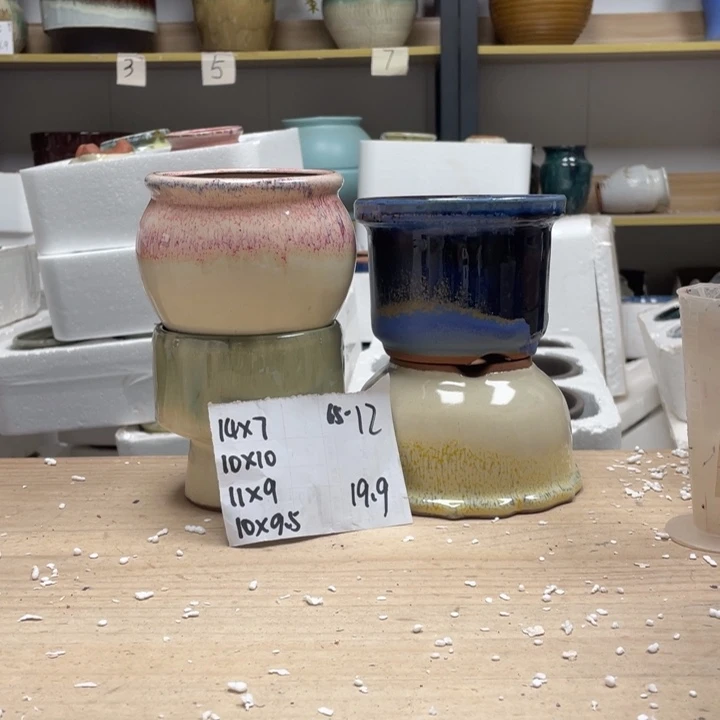 紫砂花盆多肉花盆微瑕12