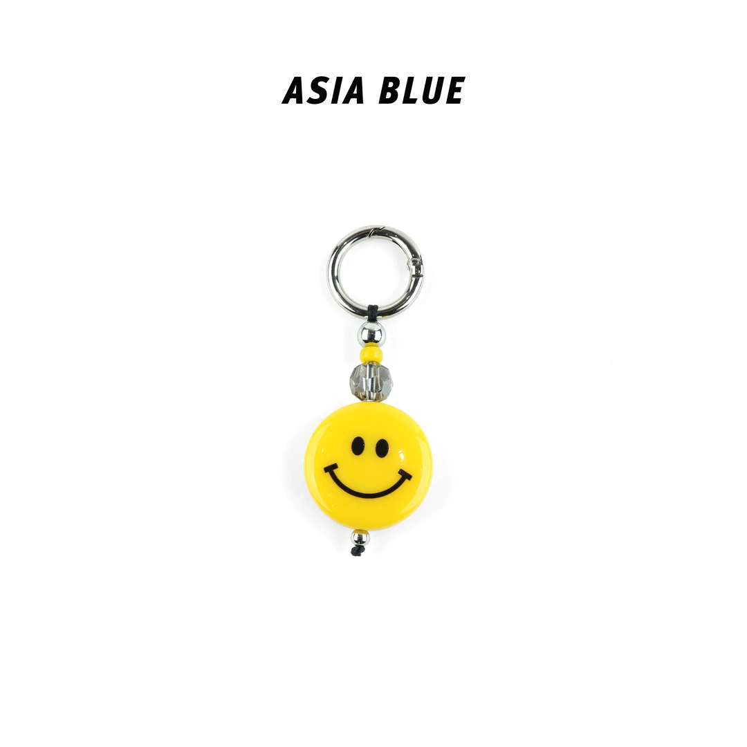 【ASIA BLUE】· 笑脸 · 快乐笑脸包包车钥匙百搭挂件#ZX24A3206