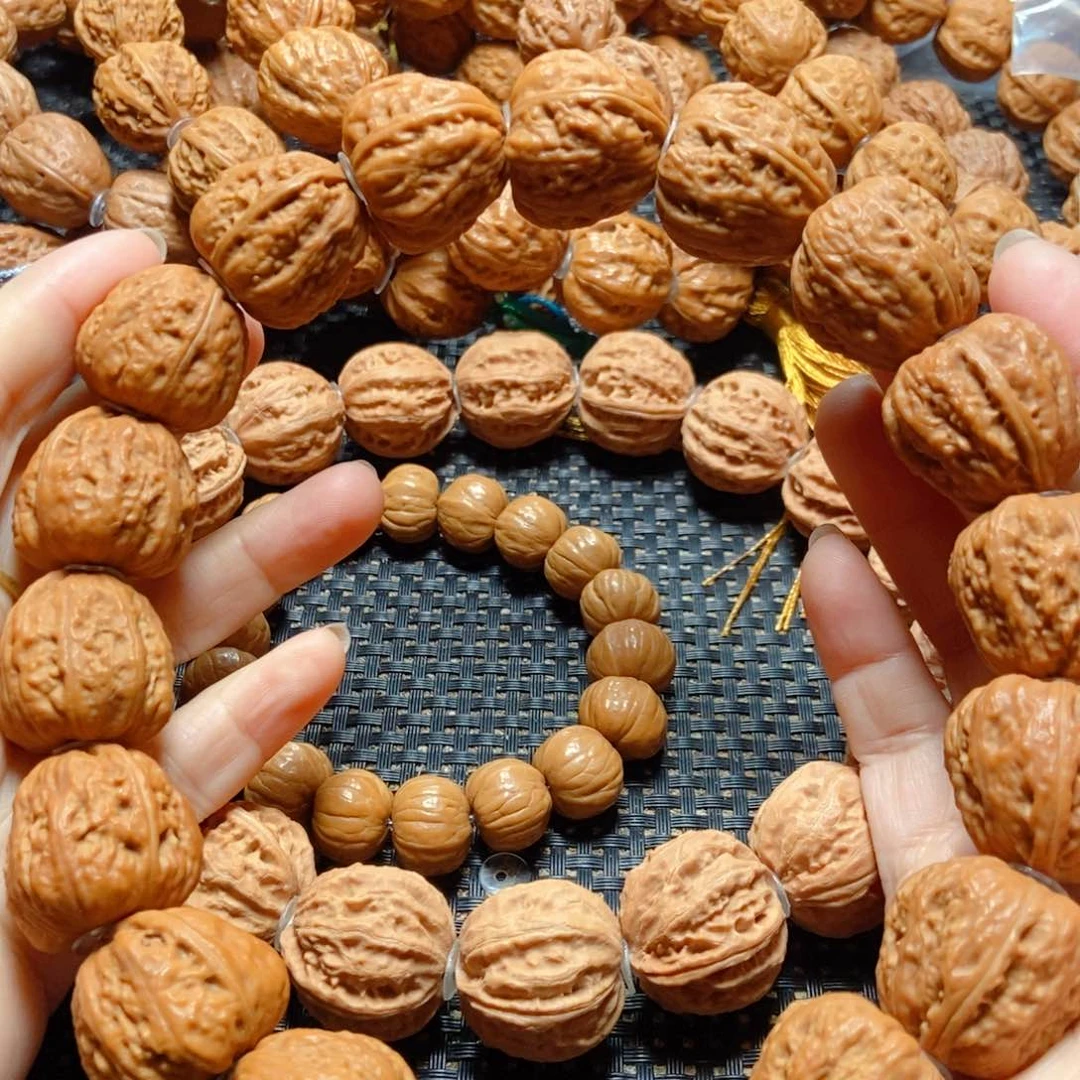 文玩核桃手串窝底磨盘