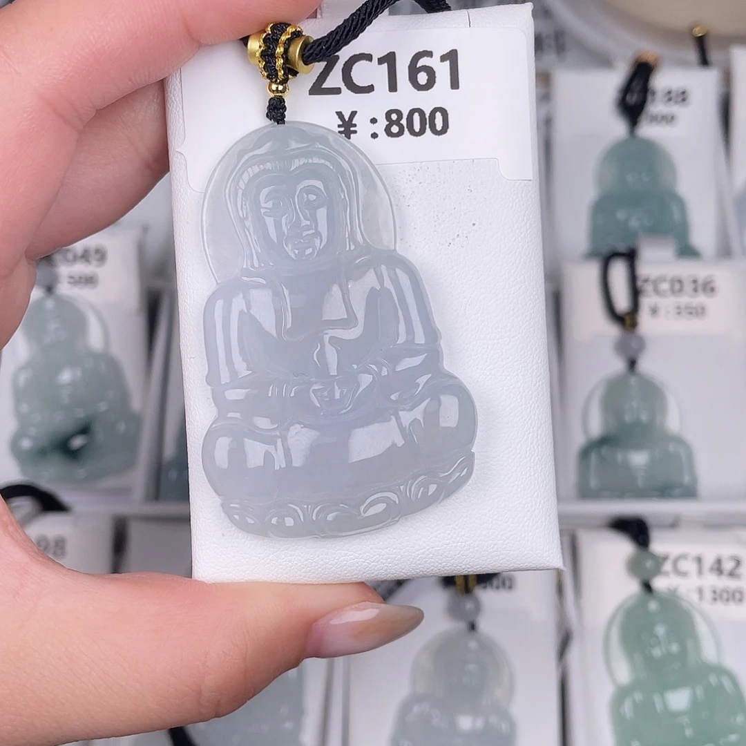 翡翠未镶嵌颈饰zc161