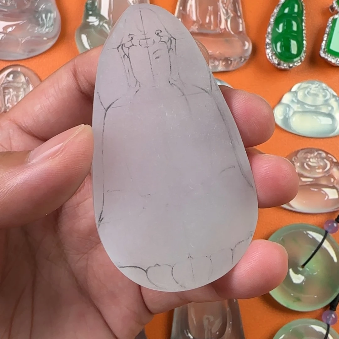 定制翡翠未镶嵌天然