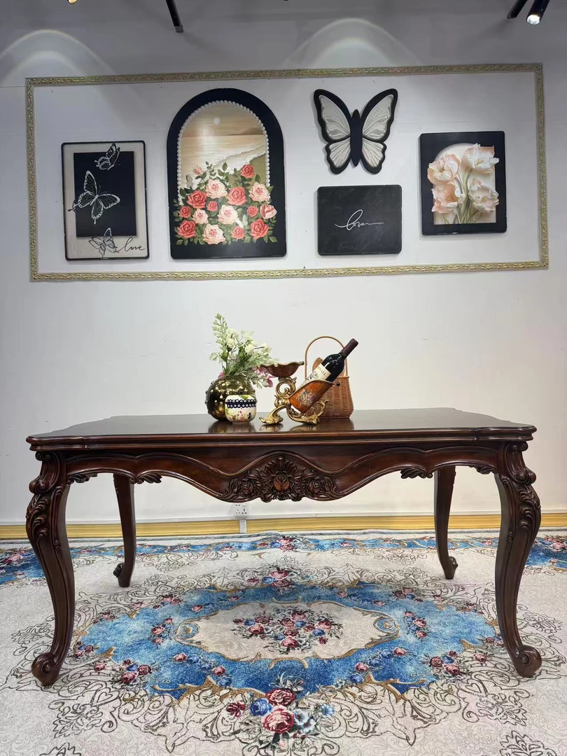 334长餐台1600*900*790 美式古典 餐桌