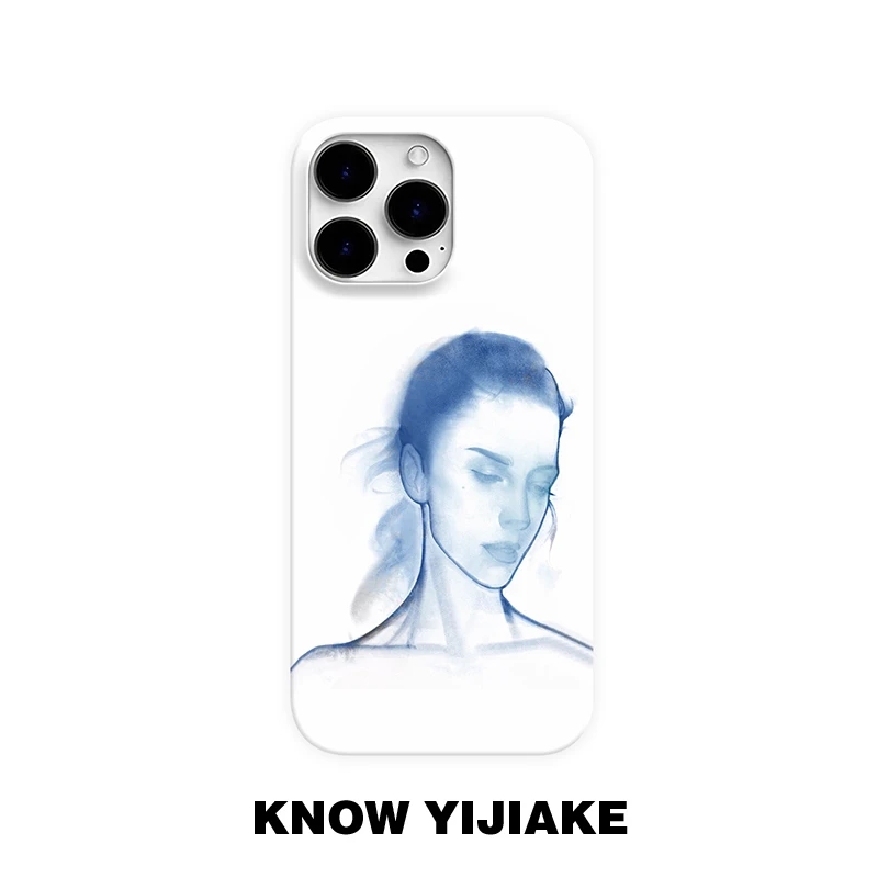 知性少女适用苹果16pro手机壳15promax简约14/13/12ins/16e小众11