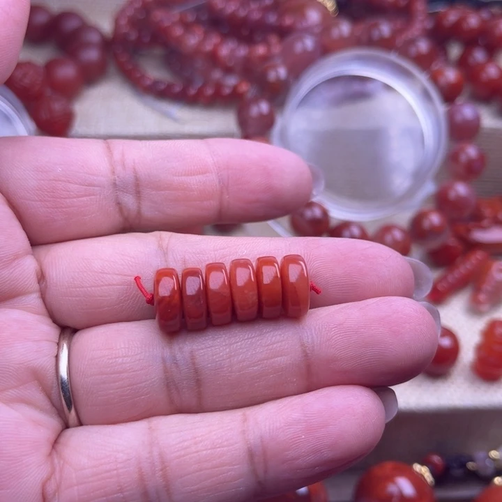 南红玛瑙未镶嵌颈饰隔片