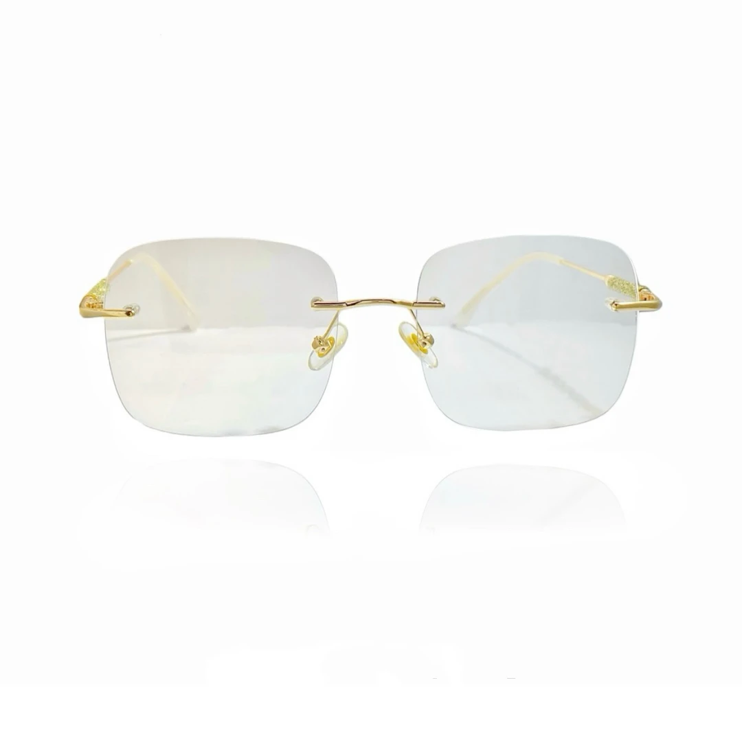 美可儿   R407   金色气质小众时尚百搭眼镜