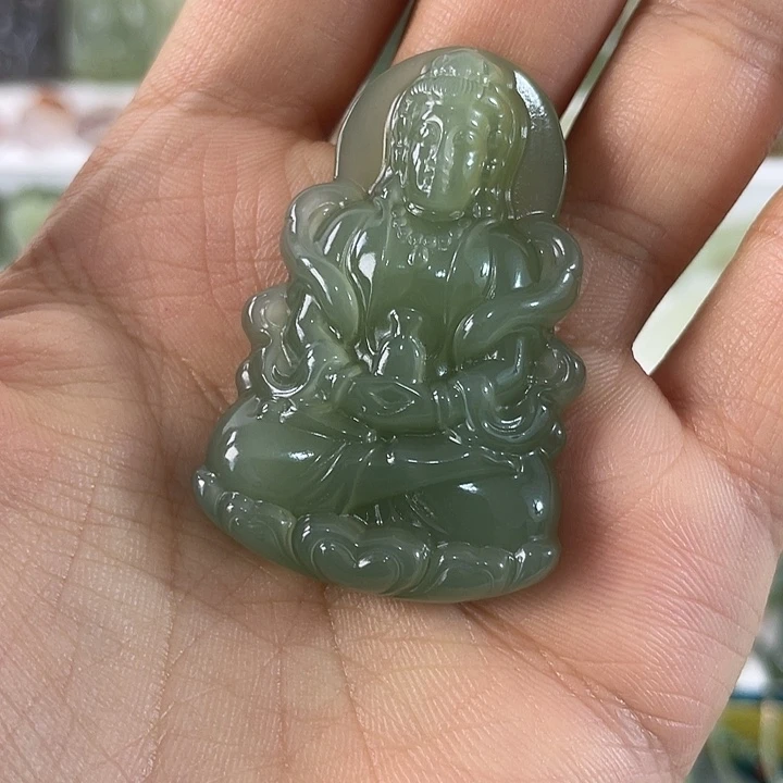 吊坠(不含链)未镶嵌和田玉啊*、