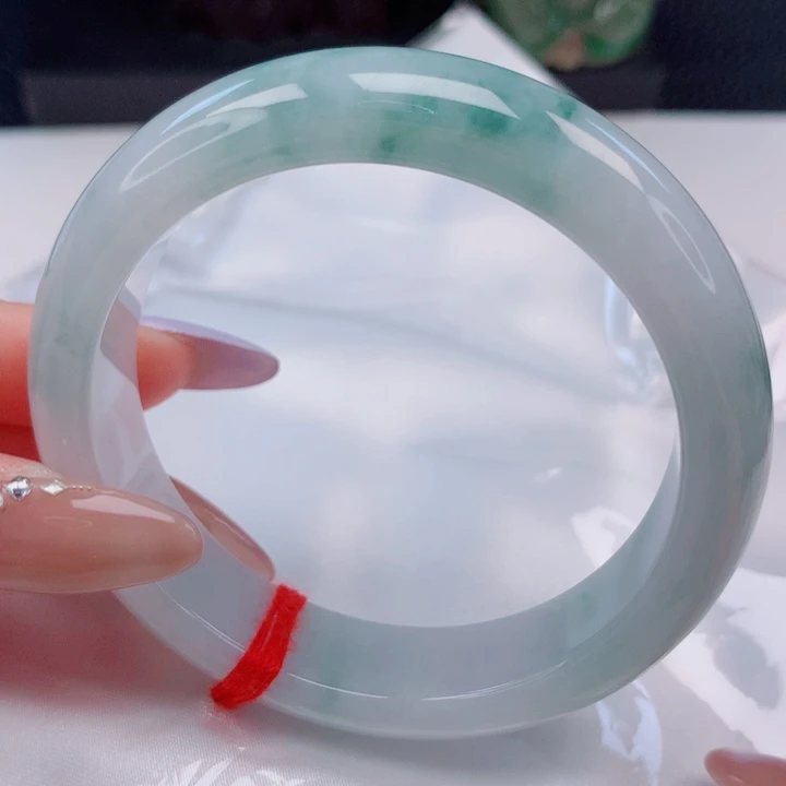 翡翠未镶嵌手镯54圈