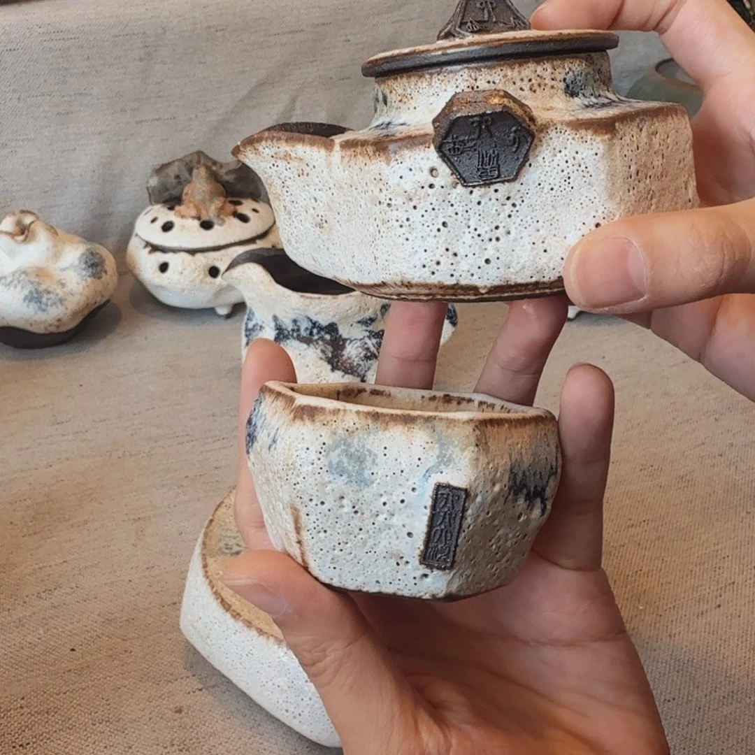 一壶一杯福利粉引手作