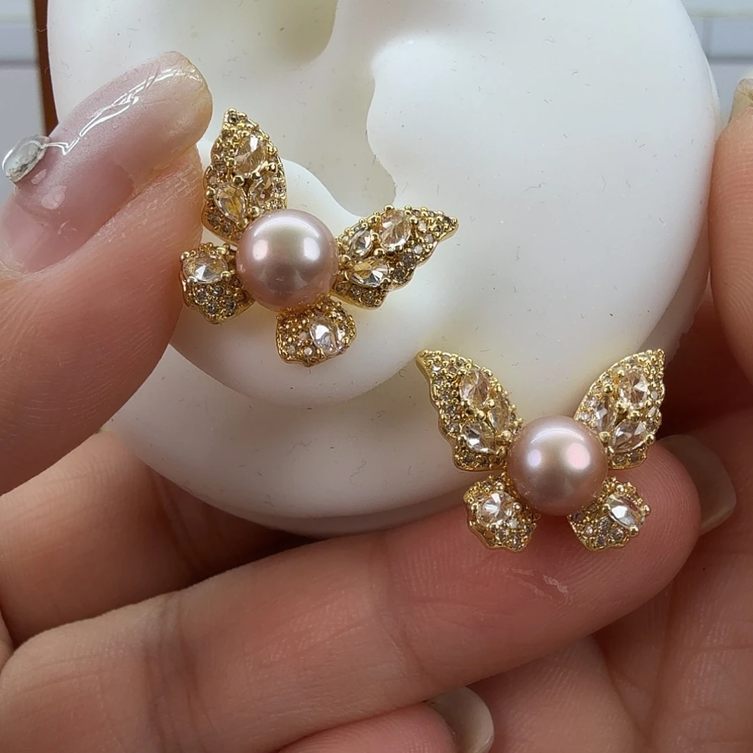 未镶嵌耳饰淡水珍珠